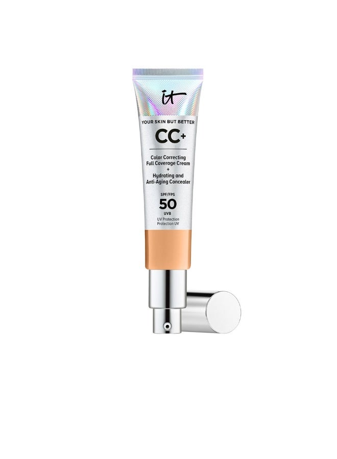 It Cosmetics Your Skin But Better CC+ Cream Foundation SPF50+ Color Neutral Tan - Image 1
