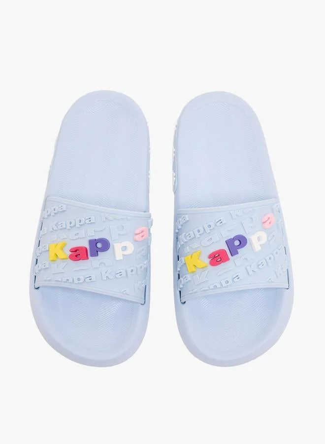 Kappa Girls Logo Embossed Slides