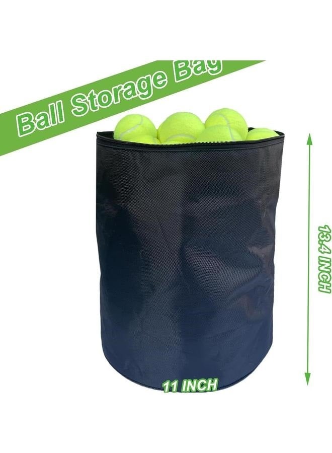 Generic Tennis Ball Bag Portable Tennis Ball Basket Tennis Balls Storage,Tennis Basket for Tennis Training,Tennis Balls Storage Bag,Baseball Ball,Table Tennis or Pickle Ball Bag Storage  - Image 1