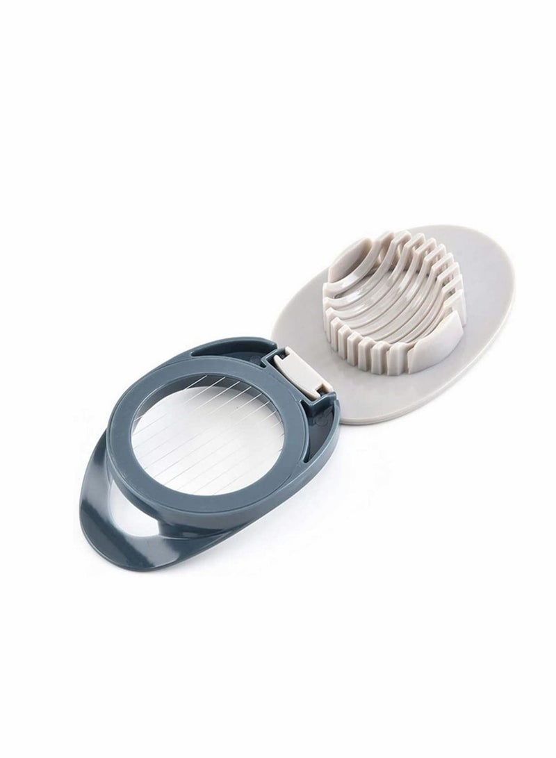 SYOSI Egg Slicer with Stainless Steel Wire for Boiled Eggs Suit Strawberry Mushroom Cutter Easy to Clean Time Saving Wires Hard Fruit Salad - Image 3