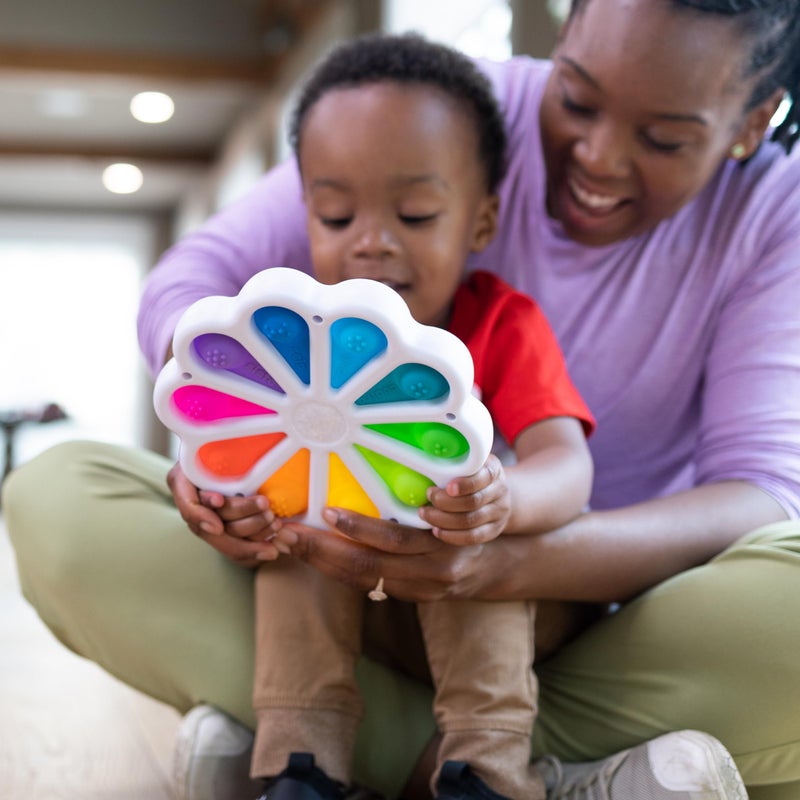 Fat Brain Toys ألعاب فاط برين تويز ديمبل ديجيتس للأطفال، ألعاب تعليم الأرقام الحسية للأطفال في مرحلة ما قبل المدرسة من عمر 2 سنة وما فوق، ألعاب فidget ثنائية اللغة باللغتين الإسبانية والإنجليزية - Image 3