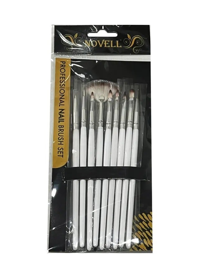 NOVELL Nail Art Brush Sets 9pcs - Image 1
