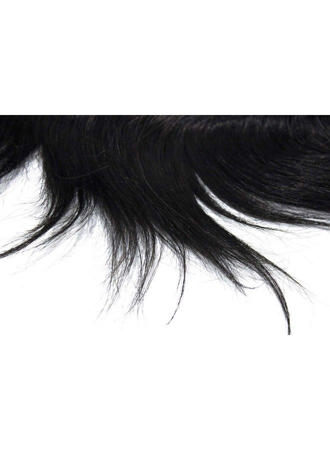 Kabello Hair Loss Solution Hair Patch/Wigs/Human Hair Toupee Mono Base 6 Inch Hair (10X8 Black/Brown) - Image 5