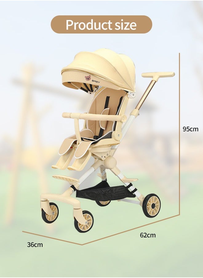 Baby Travel Stroller Foldable Infant Stroller Stroller for Babies with 360°Swivel Seat - pzsku/ZF065B5720703BB224BFBZ/45/_/1736322967/9d7c6864-ffad-4dab-9835-87cd7c7217ad