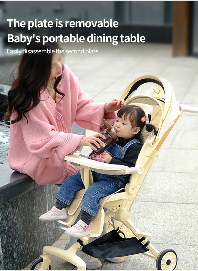 Baby Travel Stroller Foldable Infant Stroller Stroller for Babies with 360°Swivel Seat - pzsku/ZF065B5720703BB224BFBZ/45/_/1736322989/df03ee9d-ad6e-47cb-943c-fb95cc5fe129