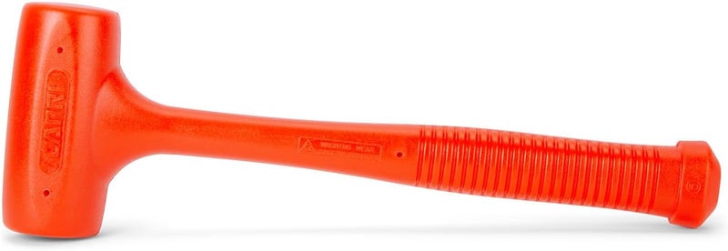 Capri Tools 10096 C096 1 lb Dead Blow Hammer, Orange PU - Image 1