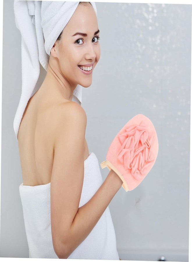 Rexez "2-in-1 Exfoliating Glove with Loofah Sponge - Double-Sided Bath & Body Scrubber for Shower | Gentle Exfoliation & Deep Cleansing (1 Pc)" - Image 5