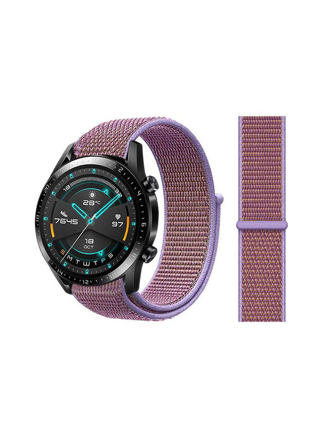 NIBEMINENT Stylish Replacement Band For Huawei Watch GT/GT 2 46mm Lilac 