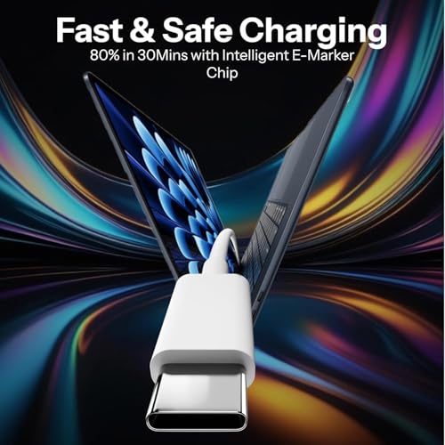 DiHines 20W Apple-Certified Type C to Type C Fast Charging Cable – PD 60W/100W High-Speed Data Sync Cord for Smartphones, Tablets & Laptops (MFi Certified, 1 Meter) - Image 4