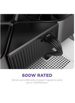 NZXT NZXT 12VHPWR Adapter Cable,12+4-Pin (16-Pin), 12HVPWR to Dual 8-Pin PCIe Connectors, Black  - Image 3
