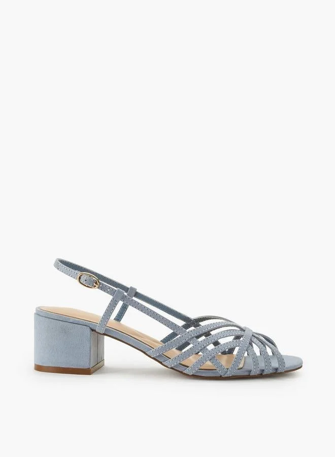 Celeste Women Block Heel Backstrap Sandals