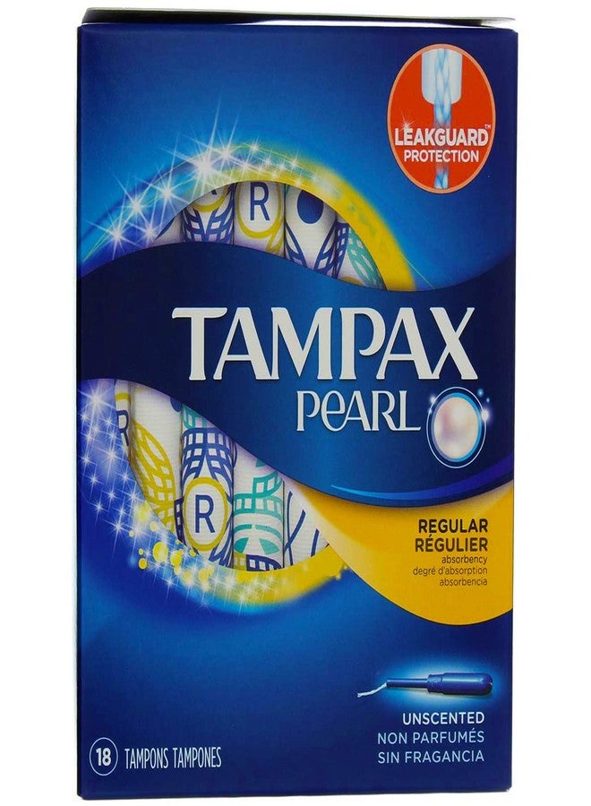 Tampax Pearl Reg Unsc 18c Size 18ct Tampax Pearl Regular Unscented 18 Ct Ea - Image 1