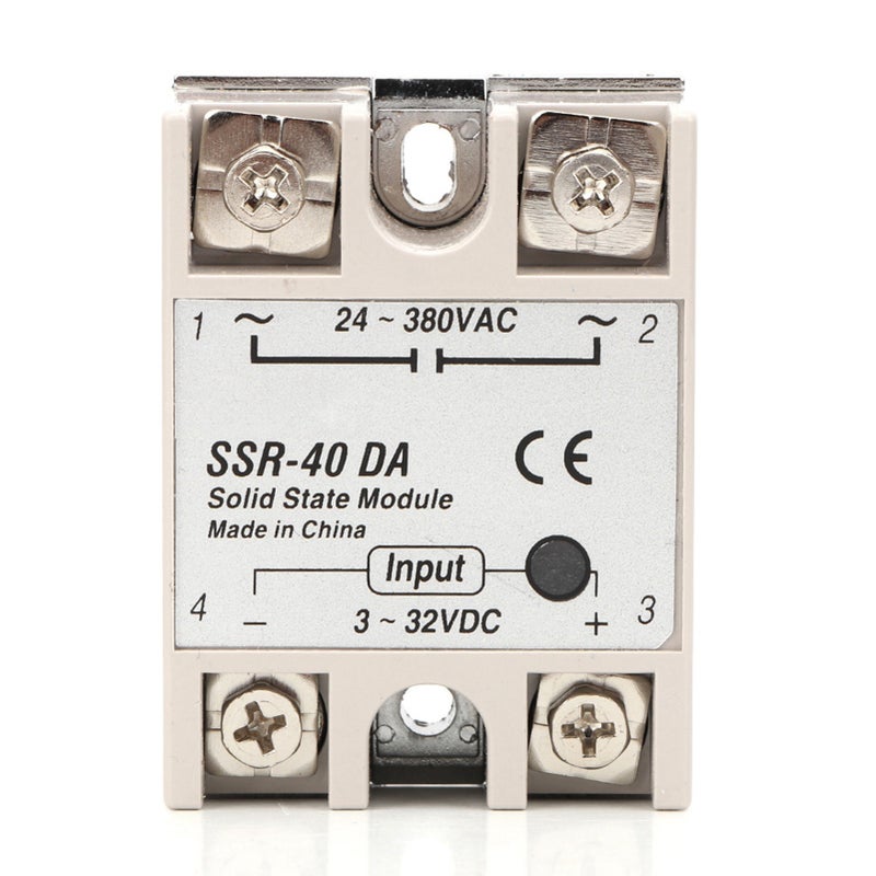 مُسيطر على درجة الحرارة PID REX-C100 - وسيط وسيليد ستيت بقدرة 40 أمبير - مزدوج حراري K GD - Image 5