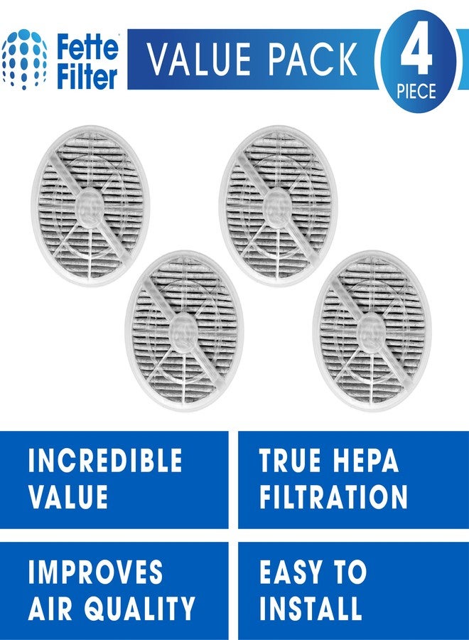 فيتي فلتر فلتر فيت - فلاتر بديلة من نوع HEPA الحقيقي مع كربون نشط، متوافقة مع أجهزة تنقية الهواء من Fridababy وMeleden وRIGOGLIOSO GL-2103 وJINPUS وفلتر LTLKY 900S، 2103 - عبوة من 4 قطع - Image 3