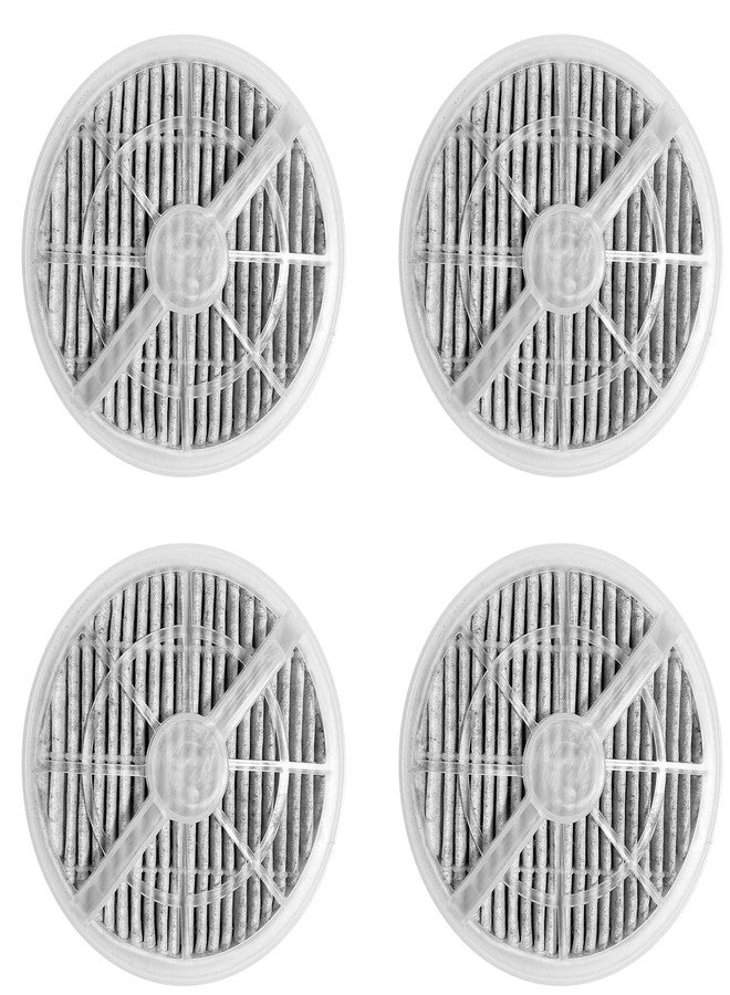 فيتي فلتر فلتر فيت - فلاتر بديلة من نوع HEPA الحقيقي مع كربون نشط، متوافقة مع أجهزة تنقية الهواء من Fridababy وMeleden وRIGOGLIOSO GL-2103 وJINPUS وفلتر LTLKY 900S، 2103 - عبوة من 4 قطع - Image 2