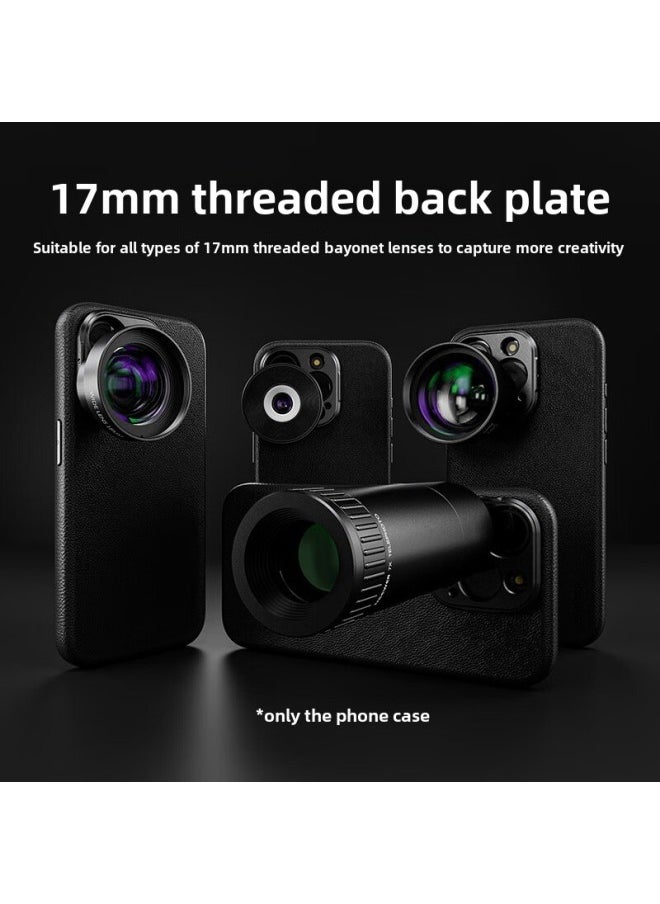 Generic - NEEWER IPhone15 Pro/Pro Max Filter Phone Case Filter Shell Magnetic Hand-Specifications:Iphone 15 Pro-grey Phone Case With Titanium Color - Image 1