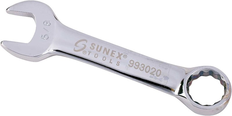 993020 5/8" Fully Polished Stubby Combination Wrench