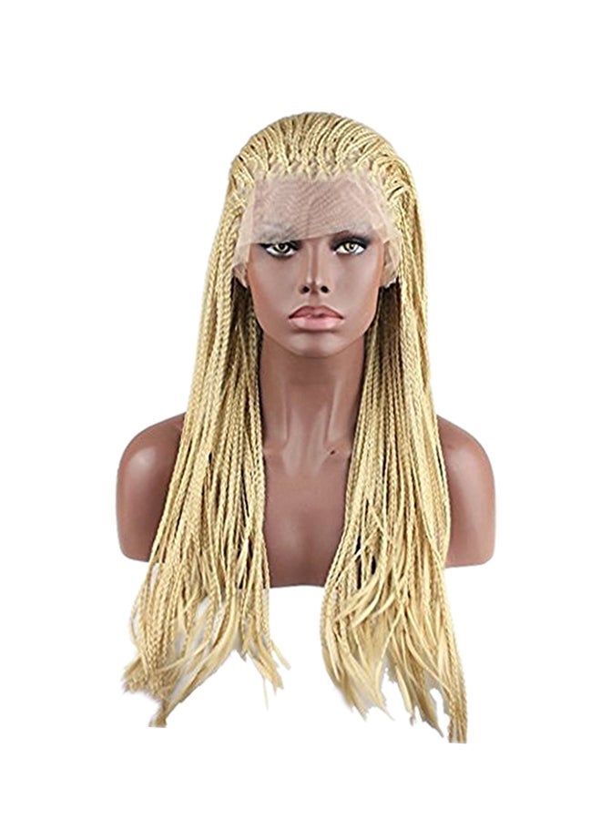نيبمينينت Braided Synthetic Lace Front Wigs Yellow 20inch - Image 1
