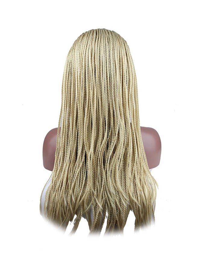 نيبمينينت Braided Synthetic Lace Front Wigs Yellow 20inch - Image 2