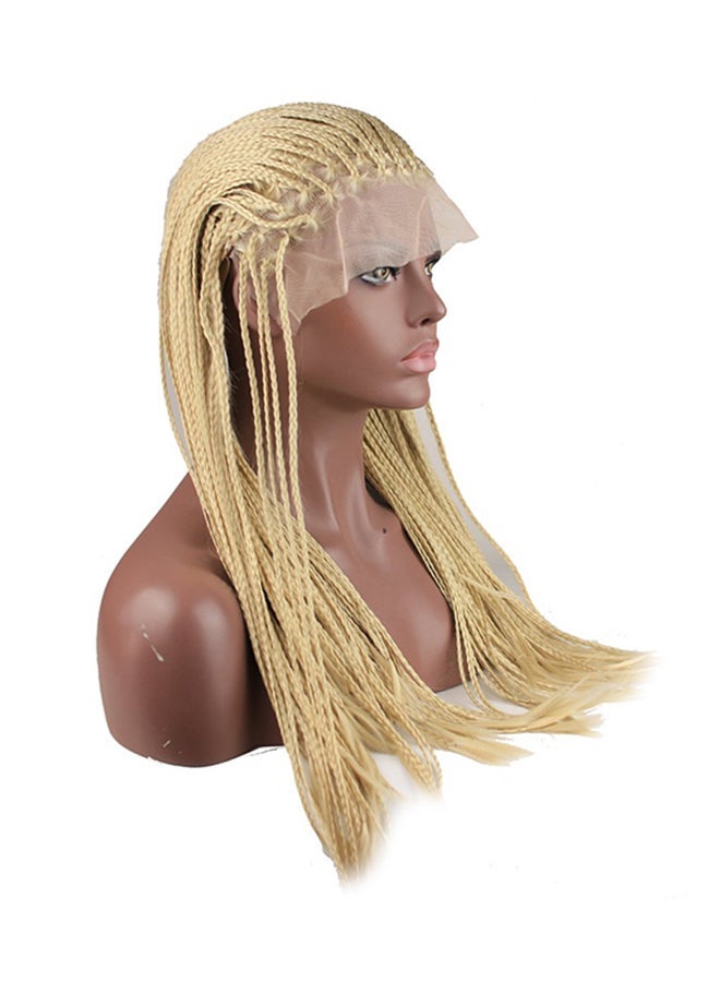 نيبمينينت Braided Synthetic Lace Front Wigs Yellow 20inch - Image 3