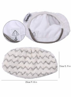 SYOSI BettaWell Steam Mop Refill Pads For Bissell 1252 1606670 1543 1652 1132M 1530 11326 Symphony Hard Floor Vacuum Steam Cleaner Series Pack Of 6  - Image 3