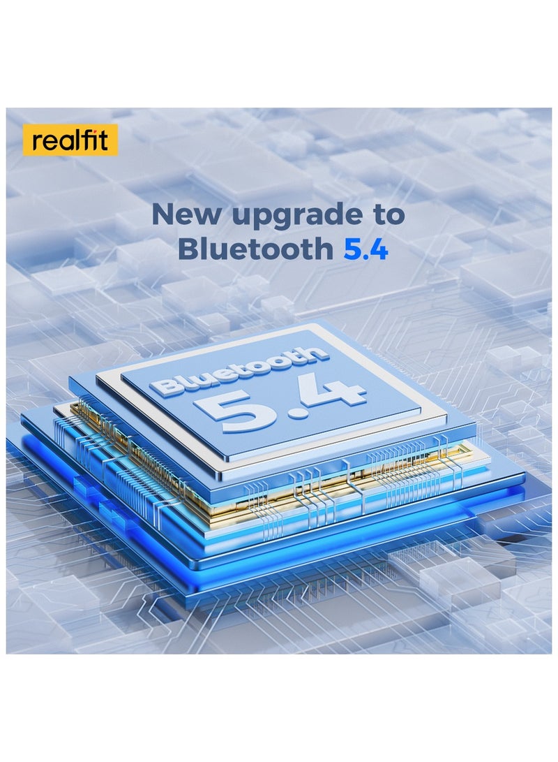 Realfit F2 Pro TWS ANC True Wireless Earbuds White - Image 5