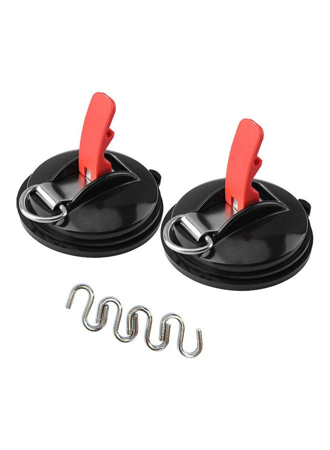 نيبمينينت طقم أدوات امتصاص للتثبيت على الحائط وخطاف شكل حرف S مكوّن من 6 قطع. - Image 1