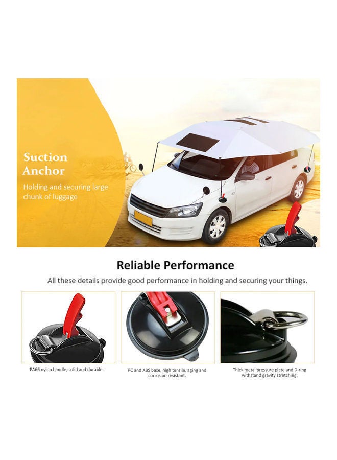 نيبمينينت طقم أدوات امتصاص للتثبيت على الحائط وخطاف شكل حرف S مكوّن من 6 قطع. - Image 4