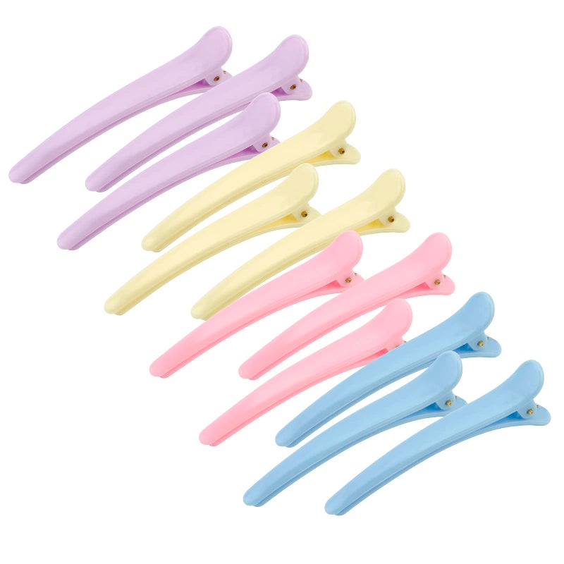 YISSION Hair Clips for Styling Sectioning 12 PCS 31 Inch Alligator Hair Clips Hair Barrettes No Crease Duck Billed Hair Styling Accessories for Women Girls - Image 2