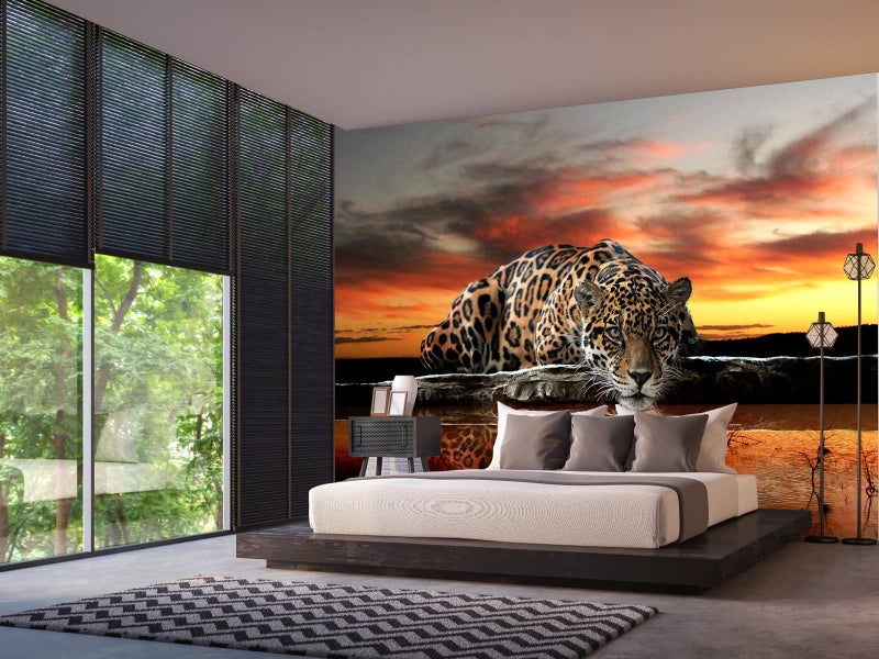 Cliouar Clouar - Animal Leopard 3D Wallpaper Mural 158" x 110"(Not Self-Adhesive) - Image 3