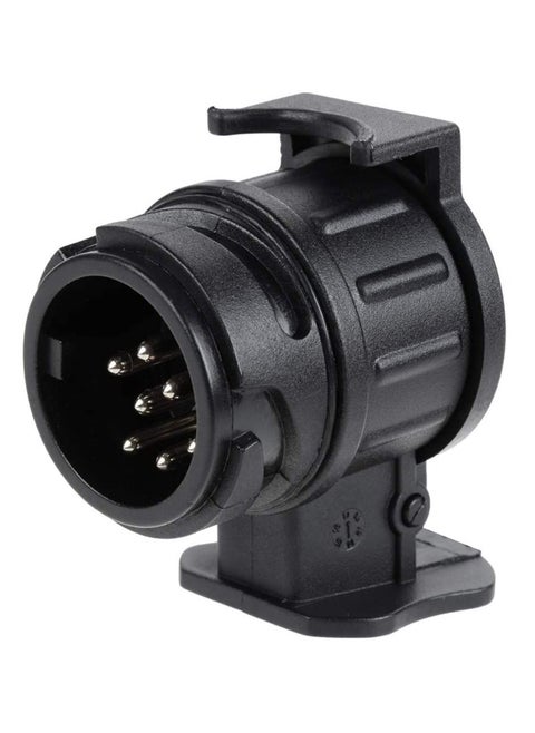 Waterproof 13 to 7 Pin Trailer Caravan Electric Adapter Towbar Towing Socket