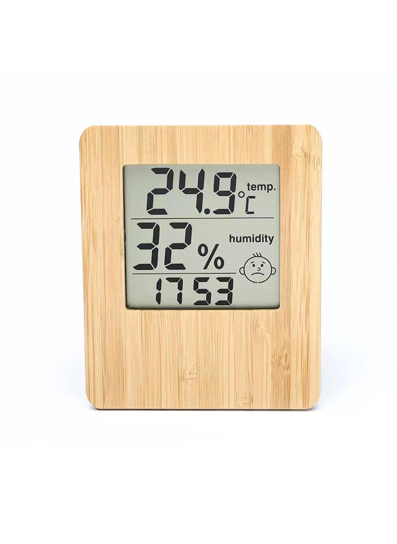 Digital Indoor Hygrometer ThermometerBamboo Thermometer and Humidity Gauge with Temperature Humidity Monitor for Home Bedroom Baby Room Office Greenhouse Cellar(Contains 2 AAA batteries) - pzsku/ZF06704DC8D524E378B28Z/45/_/1710652290/21f98205-70bb-46c5-bb2d-1e6c6b2aa6a3