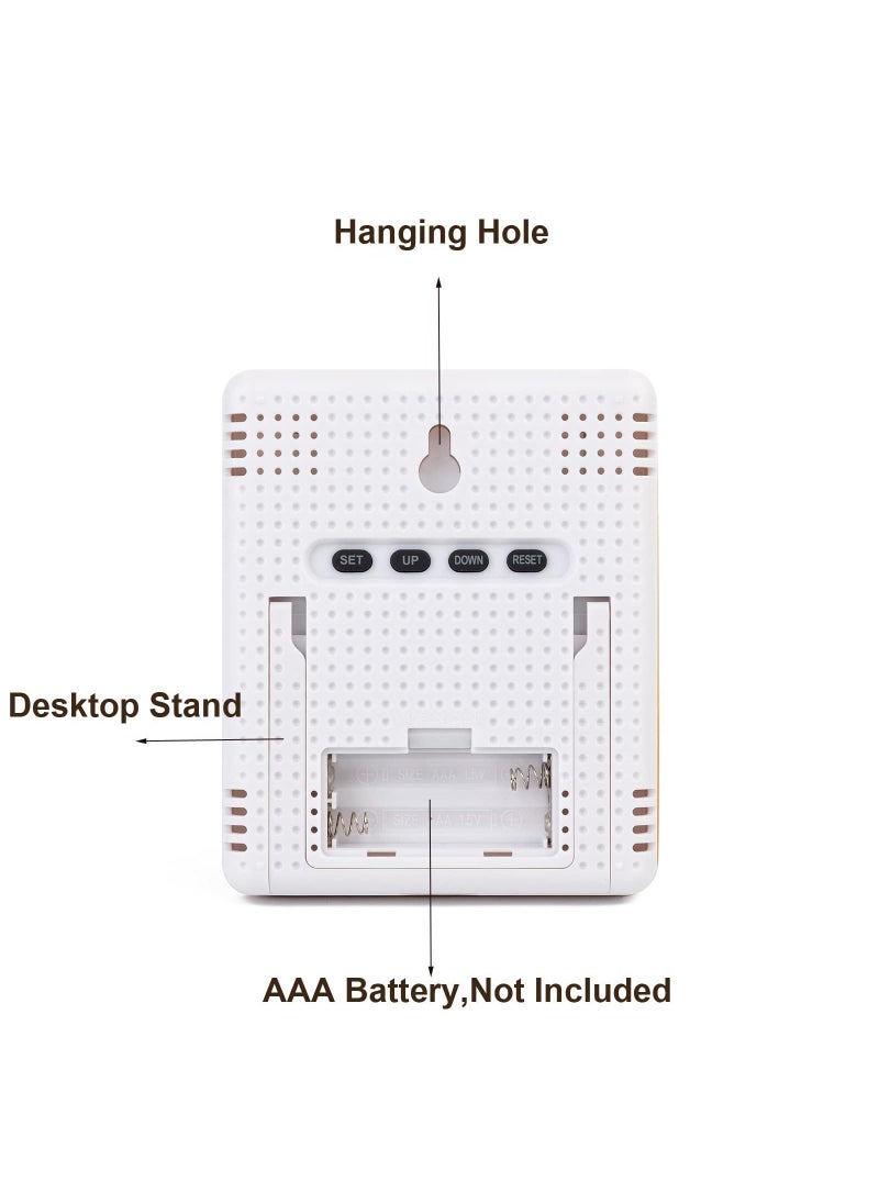 Digital Indoor Hygrometer ThermometerBamboo Thermometer and Humidity Gauge with Temperature Humidity Monitor for Home Bedroom Baby Room Office Greenhouse Cellar(Contains 2 AAA batteries) - pzsku/ZF06704DC8D524E378B28Z/45/_/1710652300/26e3b5f3-9674-4b20-a046-d6e6e67284df