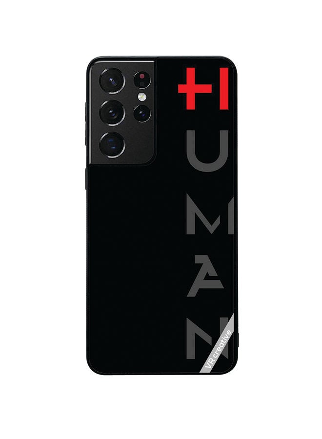 VR CREATIVE Protective Case Cover For Samsung Galaxy S21 Ultra 5G Human Design Multicolour - Image 1