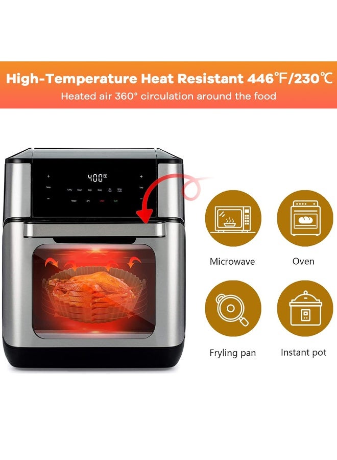 2 Pack Air Fryer Silicone Pot, Reusable Silicone Air Fryer Liners, Air Fryer Accessories, Kitchen Accessories Replacement for Disposable Parchment Paper Liner, Compatible with Ninja, Tower - Image 3