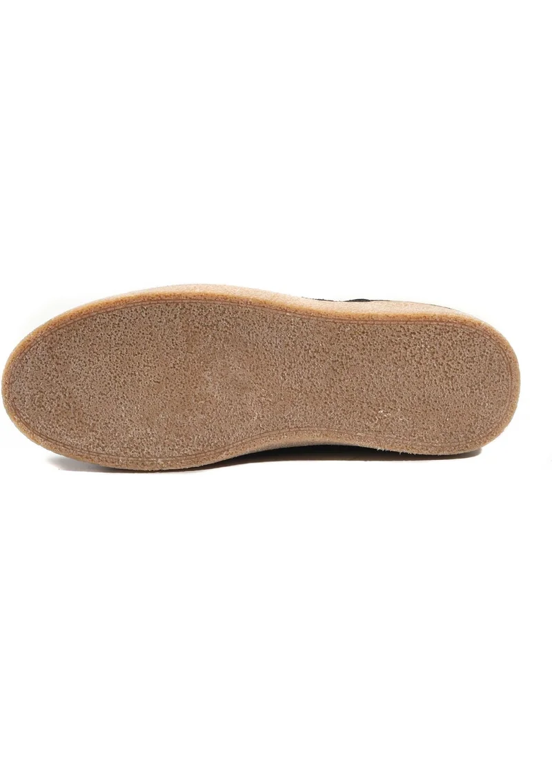 Dufy Black Men's Suede Lace-Up Flat Boots