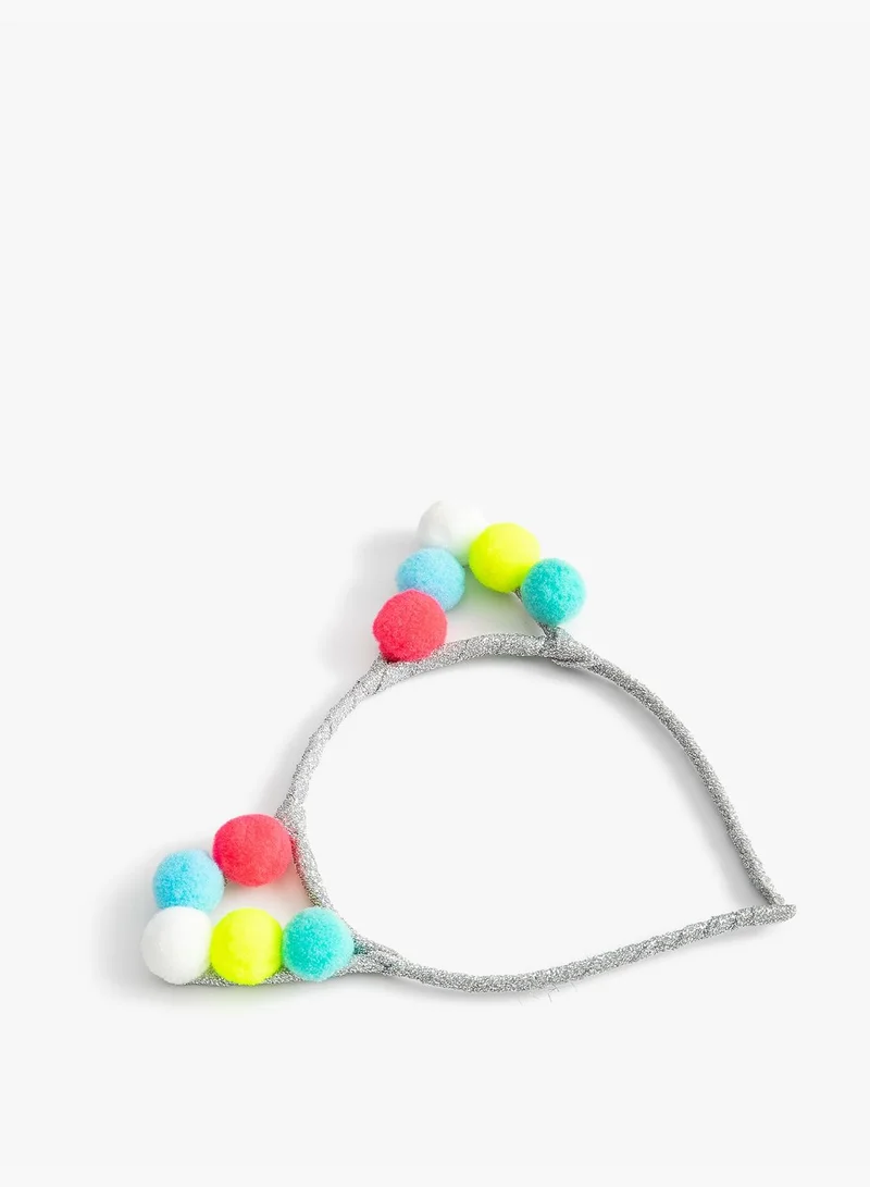 KOTON Headband Cat Ear Applique Detail