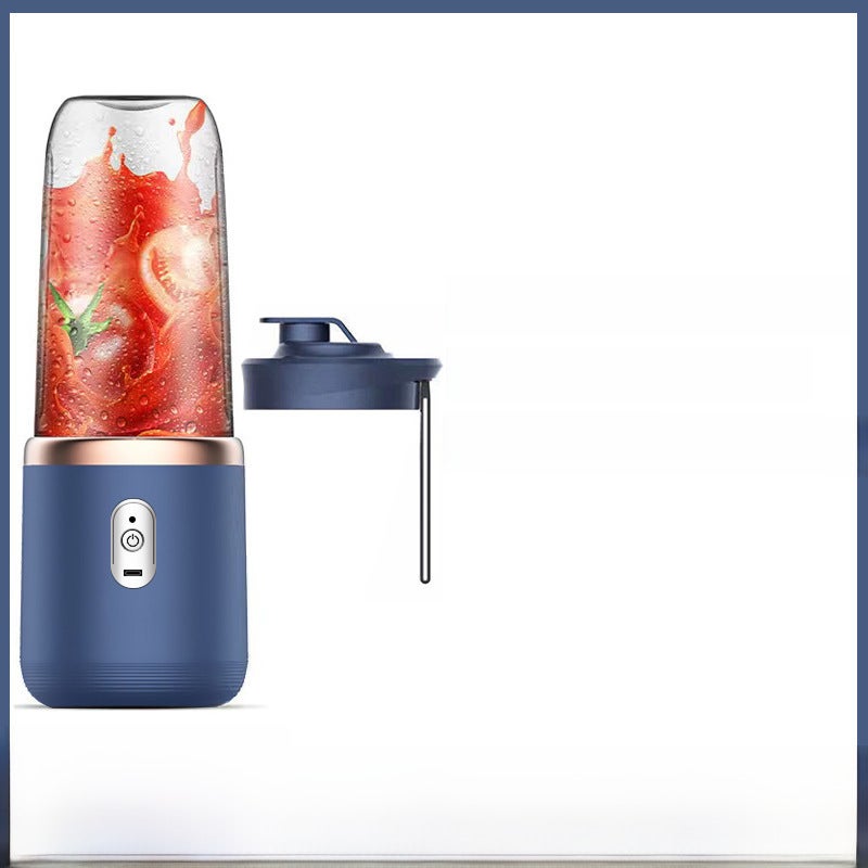 Multi-Functional Juice Blender Portable Gift Blue [single cup with lid]] 