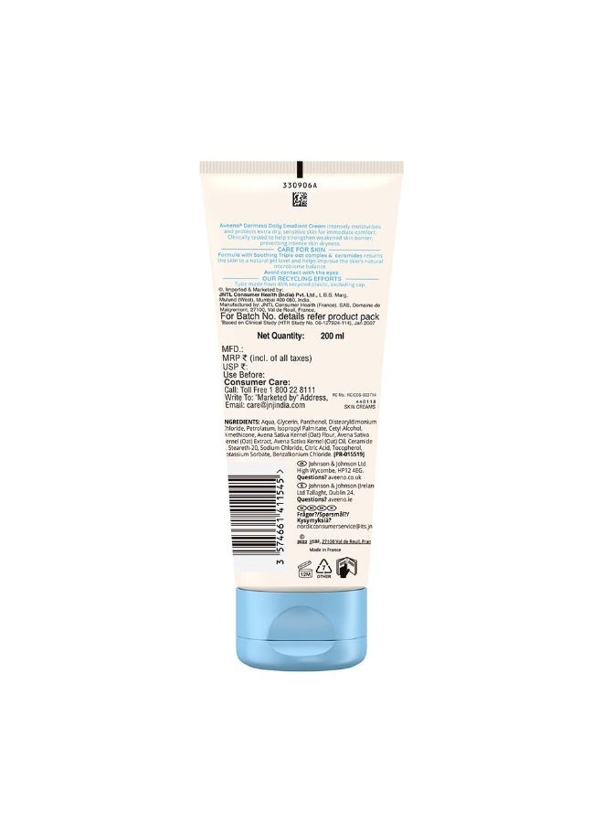 Aveeno Dermexa Daily Emollient Cream 200ml - Image 4