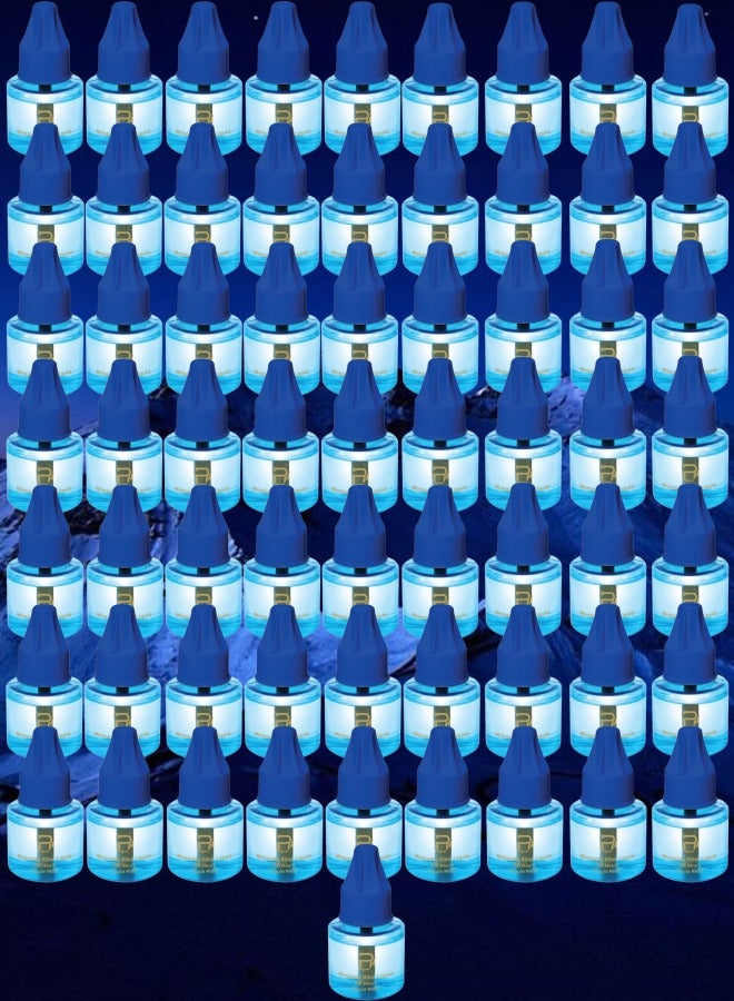 بيرون 64 قطع عبوة غيار سائل بيرون لجهاز قاتل الناموس 1080 ساعة ذو ريحة عطرية جميلة 45 مل - Image 1