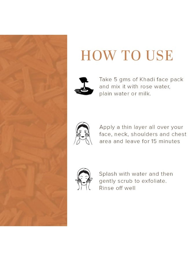Khadi Natural Sandalwood Face Pack 50g - Image 3