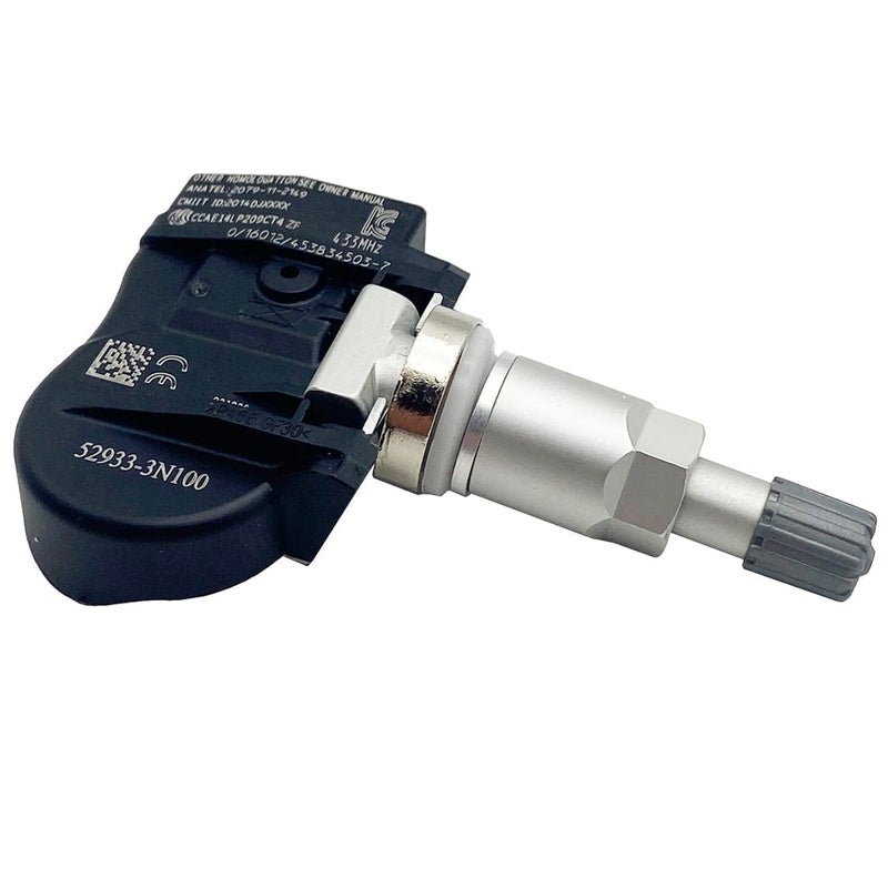 Cheriezing مجموعة حساسات مراقبة ضغط الإطارات (TPMS) من تشيريزينغ، مجموعة من 4، متوافقة مع أكسنت، جينيسيس، سورينتو، ريو 433 ميجاهرتز - Image 5