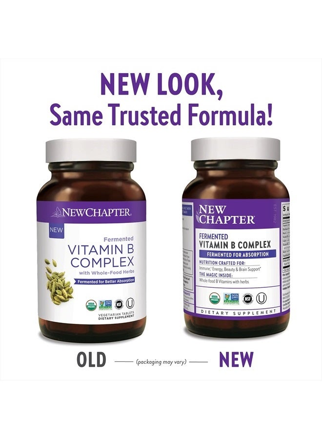 New Chapter Fermented Vitamin b Complex, 30 Count - Image 2