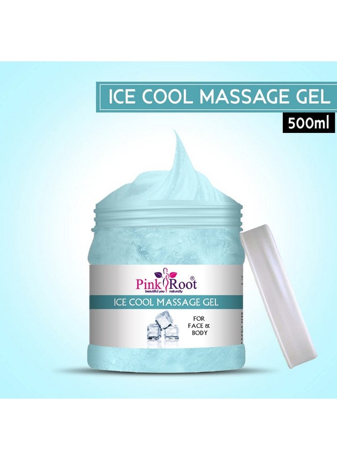 Pink Root Ice Cool Massage Gel for Scars, Glowing & Radiant Skin Treatment for All Skin Types 500ml - Image 2
