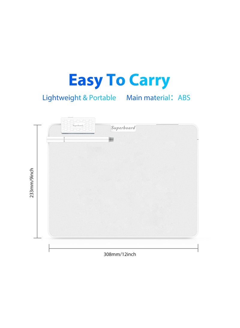SYOSI Magnetic drawing board, drawing tablet, 15inch writing tablet, paper-like writing experience, no ink, no consumables, school or office supplies, Educational Learning Toddler Toys notepad - Image 2