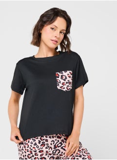 Ginger Leopard Print Nightwear Set  - Image 3
