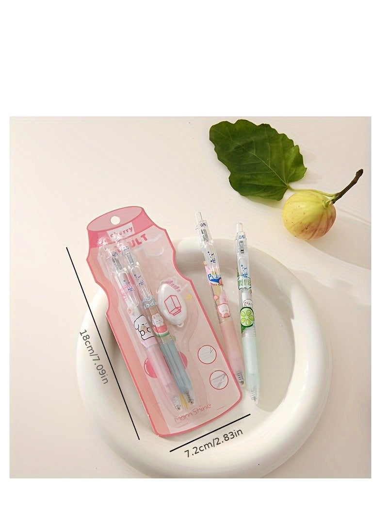 Generic Invisible Pen Set Cotton Bunny Push Action Neutral Pen Whispering Pen Confessions Magic Dark Marker With Small Lamp - Image 3