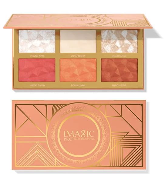 SKINPLUS 6 Color Highlight  Blush  Contour Palette FA126 24g - Image 5