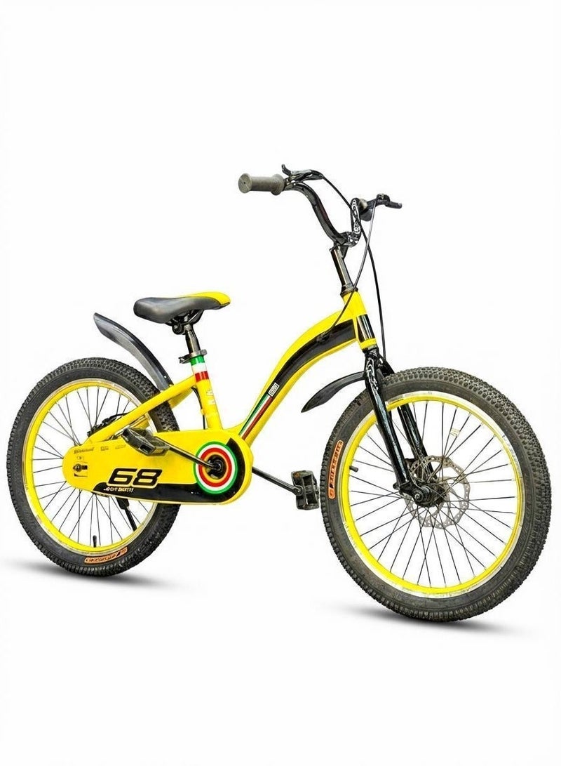 فيراري دراجة فيراري الرياضية مقاس 20 - فرامل ديسك مزدوجة، هيكل فولاذي متين، وكرسي سريع التعديل. - Image 1