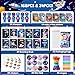 BenLouis 168Pcs Outer Space Themed Party Favors Space Alien Coloring Books Crayons Sticker Stampers Set Bulk Classroom Prizes for Kids Astronaut Planet Birthday Party Goodie Bags Fillers - Image 4